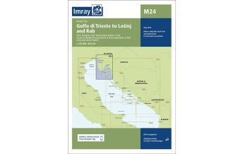 Imray Seekarten Imray Seekarte M24 - Golfo di Trieste to Lošinj and Rab 1:220.000 FB Imray Laurie Norie & Wilson