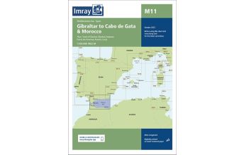 Imray Seekarten Imray Seekarte Spanien - M11 Gibraltar to Cabo de Gata and Morocco 1:440.000 FB Imray Laurie Norie & Wilson