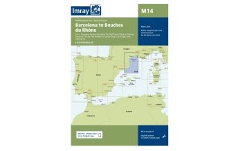 Imray Seekarten Imray Seekarte M14 - Barcelona to Bouches du Rhône 1:440.000 FB Imray Laurie Norie & Wilson