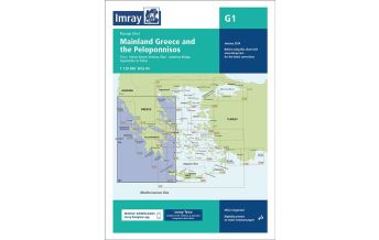 Imray Charts Imray Seekarte Griechenland G1, Mainland Greece and the Peloponnisos 1:729.000 Imray, Laurie, Norie & Wilson Ltd.