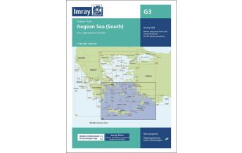 Imray Charts Imray Seekarte G3, Aegean Sea (South) 1:750.000 Imray, Laurie, Norie & Wilson Ltd.