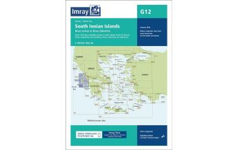 Imray Seekarten Imray Seekarte Griechenland G12, South Ionian Islands 1:190.000 FB Imray Laurie Norie & Wilson