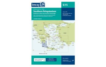 Imray Charts Imray Seekarte G15, Southern Peloponnisos 1:190.000 Imray, Laurie, Norie & Wilson Ltd.