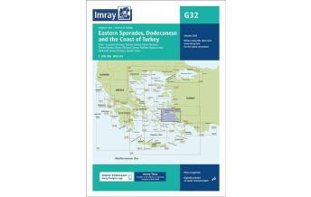 Imray Seekarten Imray Seekarte G32 - Eastern Sporades, Dodecanese & the Coast of Turkey 1:200.000 FB Imray Laurie Norie & Wilson
