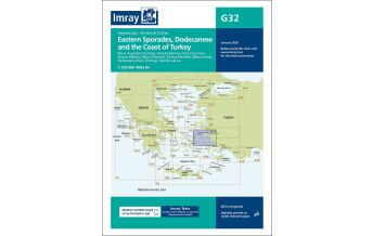 Imray Seekarten Imray Seekarte G32 - Eastern Sporades, Dodecanese & the Coast of Turkey 1:200.000 FB Imray Laurie Norie & Wilson