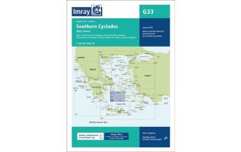 Imray Seekarten Imray Seekarte Griechenland - G33 Southern Cyclades/Südliche Kykladen (West Sheet) 1:190.000 FB Imray Laurie Norie & Wilson