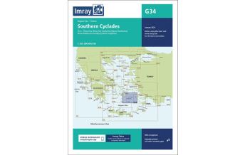 Imray Seekarten Imray Seekarte G34 - Southern Cyclades (East Sheet) FB Imray Laurie Norie & Wilson