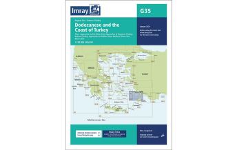 Imray Charts Imray Seekarte Griechenland - G35 Dodecanese and the Coast of Turkey 1:190.000 Imray, Laurie, Norie & Wilson Ltd.