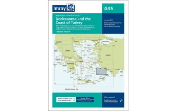 Imray Charts Imray Seekarte Griechenland - G35 Dodecanese and the Coast of Turkey 1:190.000 Imray, Laurie, Norie & Wilson Ltd.