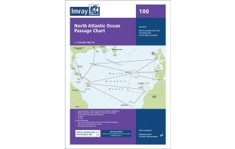 Seekarten Nordatlantik Imray Seekarte - 100 North Atlantic Ocean Passage Chart 1:7.620.000 FB Imray Laurie Norie & Wilson
