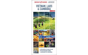Straßenkarten Insight Flexi Map - Vietnam, Cambodia and Laos Apa Publications