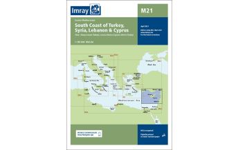 Seekarten Türkei und Naher Osten Imray Seekarte M21 - South Coast of Turkey, Syria, Lebanon and Cyprus 1:785.000 FB Imray Laurie Norie & Wilson