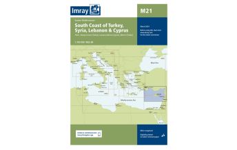 Imray Charts Imray Seekarte M21 - South Coast of Turkey, Syria, Lebanon and Cyprus 1:785.000 Imray, Laurie, Norie & Wilson Ltd.