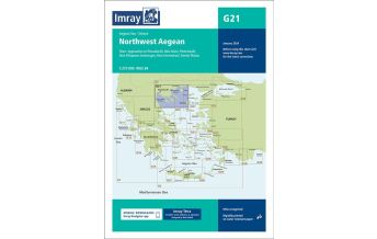 Imray Seekarten Imray Seekarte Griechenland - G21 Northwest Aegean Sea 1:275.000 FB Imray Laurie Norie & Wilson