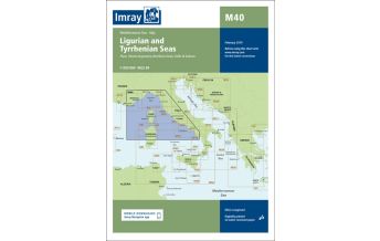 Seekarten Italien Imray Seekarte Italien/Frankreich M40 - Ligurian and Tyrrhenian Seas 1:950.000 FB Imray Laurie Norie & Wilson