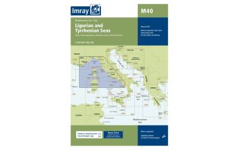 Imray Charts Imray Seekarte Italien/Frankreich M40 - Ligurian and Tyrrhenian Seas 1:950.000 Imray, Laurie, Norie & Wilson Ltd.