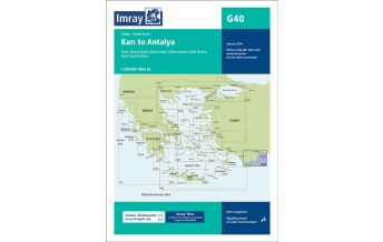 Seekarten Türkei und Naher Osten Imray Seekarte - G40 Kas to Antalya 1:200.000 FB Imray Laurie Norie & Wilson