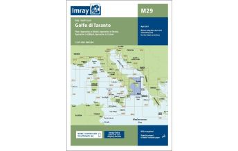 Imray Charts Imray Seekarte M29 - Golf von Tarent 1:375 000 Imray, Laurie, Norie & Wilson Ltd.