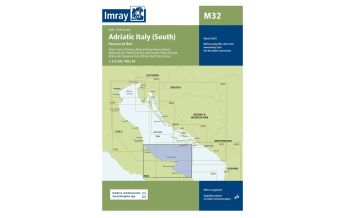 Imray Seekarten Imray Seekarte M32 - Adriatic Italy (South) 1:325.000 FB Imray Laurie Norie & Wilson