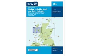 Nautical Charts Britain Imray Seekarte C66 - Mallaig bis Rudha Reidh und Äußere Hebriden 1:155.000 Imray, Laurie, Norie & Wilson Ltd.