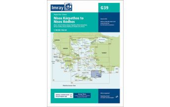 Seekarten Imray Seekarte G39 - Nisos Karpathos to Nisos Rhodos 1:190.000 FB Imray Laurie Norie & Wilson