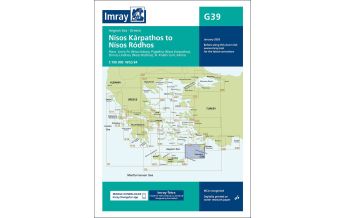 Imray Seekarten Imray Seekarte G39 - Nisos Karpathos to Nisos Rhodos 1:190.000 FB Imray Laurie Norie & Wilson