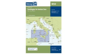 Imray Charts Imray Seekarte Italien M50 - Sardegna to Ionian Sea 1:1.000.000 Imray, Laurie, Norie & Wilson Ltd.