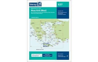 Imray Seekarten Imray Seekarte Griechenland - G37 Nisos Kriti (West) / Kreta West 1:190.000 FB Imray Laurie Norie & Wilson