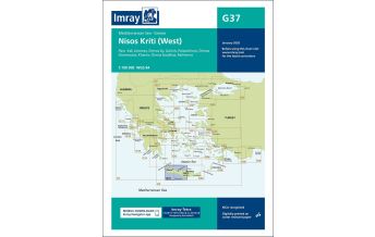 Imray Seekarten Imray Seekarte Griechenland - G37 Nisos Kriti (West) / Kreta West 1:190.000 FB Imray Laurie Norie & Wilson