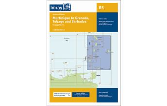 Seekarten Imray Seekarte B5 - Martinique to Tobago and Barbados Passage Chart 1:500.000 FB Imray Laurie Norie & Wilson