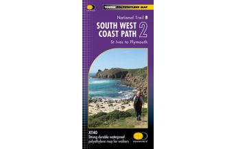 Weitwandern Harvey Map Großbritannien - South West Coast Path 2 1:40.000 Harvey Map