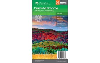 Straßenkarten Australien - Ozeanien Hema City to City Map - Savannah Way Cairns to Broome 1:2.200.000 Hema Maps