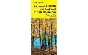 Straßenkarten Nord- und Mittelamerika Southwest Alberta & Southeast British Columbia 1:500.000 Gem Trek Publishing