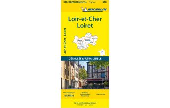 Straßenkarten Frankreich Michelin Carte Local 318 Loir-et-Cher, Loiret (Loire-Tal) 1:150.000 Michelin