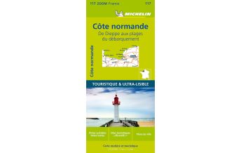 Straßenkarten Frankreich Michelin Normandie Küste Michelin
