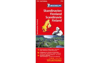 Road Maps Michelin Straßenkarte Skandinavien - Finnland 1:1.500.000 Michelin