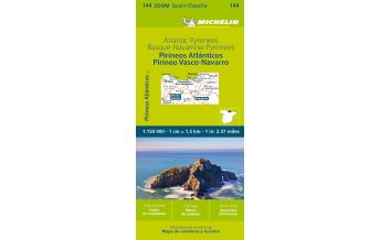 Road Maps Spain Michelin Straßenkarte Atlantische Pyrenäen Michelin