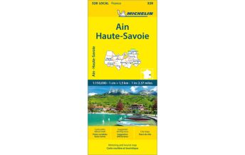 Straßenkarten Frankreich Michelin Straßenkarte Local 328 Frankreich, Hochsavoyen 1:150.000 Michelin