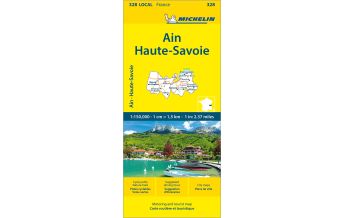 Road Maps France Michelin Straßenkarte Local 328 Frankreich, Hochsavoyen 1:150.000 Michelin