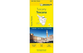 Road Maps Italy Michelin Regionalkarte 358 Italien, Toskana 1:200.000 Michelin