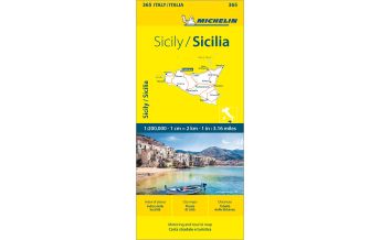 Road Maps Italy Michelin Regionalkarte 365 Italien, Sizilien 1:200.000 Michelin Publications UK