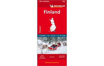 Travel Michelin Straßenkarte Finnland 1:1.250.000 Michelin