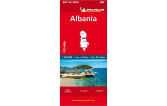 Straßenkarten Montenegro Michelin Albanien Michelin