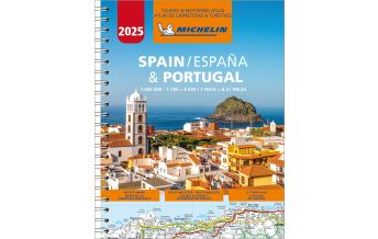 Reise- und Straßenatlanten Michelin Straßenatlas Spanien & Portugal mit Spiralbindung Michelin