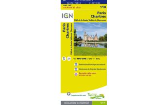 Hiking Maps IGN Carte 118 Top 100 Frankreich - Paris, Chartres 1:100.000 IGN