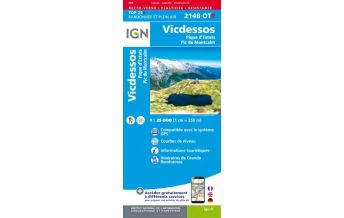 Wanderkarten Pyrenäen IGN Carte 2148 OT-R, Vicdessos 1:25.000 IGN