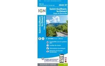 Wanderkarten Frankreich IGN Carte 2642 ET Frankreich - Saint-Guilhem-le-Desert 1:25.000 IGN