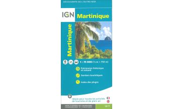 Straßenkarten IGN Outre-Mer Frankreich - Martinique 1:75.000 IGN