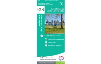 Cycling Maps France IGN Sonderkarte Les châteaux de la Loire à vélo 1:100.000 IGN