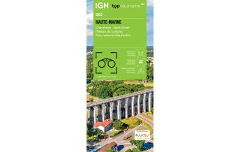 Straßenkarten Frankreich IGN Carte D52, Haute-Marne 1:100.000 IGN